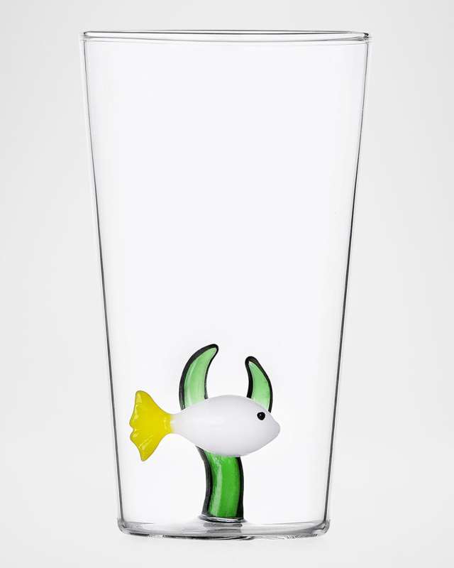 Marine Garden Fish Longdrink Glass, 15.2 oz